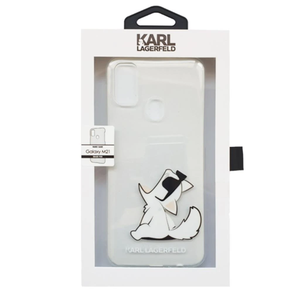 Karl Lagerfeld KLHCM21CFNRC M21 M215harddėklas skaidrus Choupette Fun