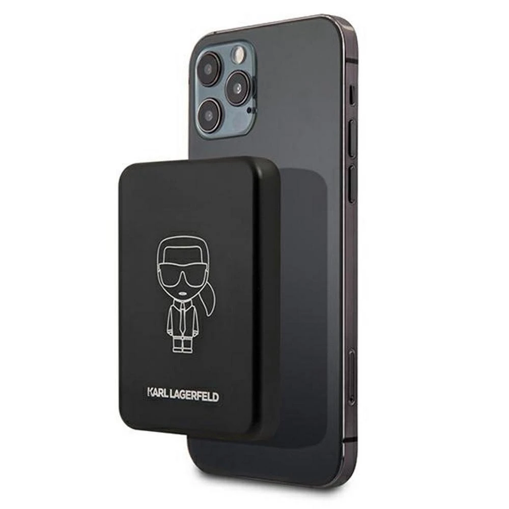 Karl Lagerfeld Karlo Lagerfeldo indukcinis maitinimo blokas KLPBMSOIBK 3000 mAh MagSafe