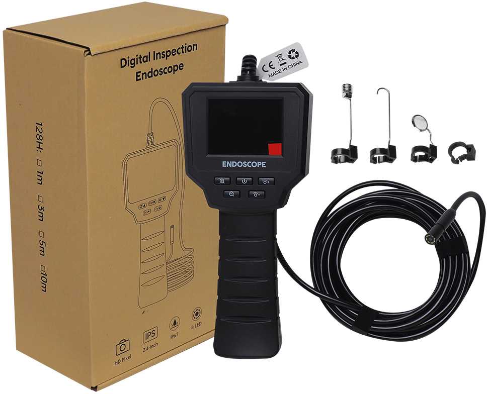 LTC Kamera inspekcyjna endoskopowa LCD 5m HD IP67 8x LED