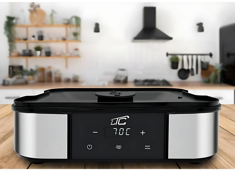 Lamex LTC 7-Tray Metal Food Dehydrator for Mushrooms and Fruit, with Ekranas, 380W