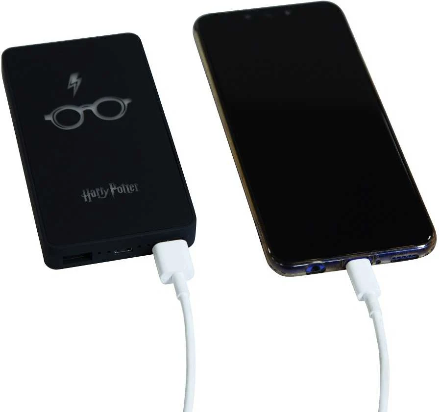 Dėklas Lazerbuilt Harry Potter power bank 6000 mAh šviesiai -Up