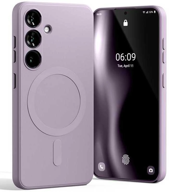 Dėklas Mercury Semi-Silicone MagSafe Samsung Galaxy S26+ lilac violetinės spalvos