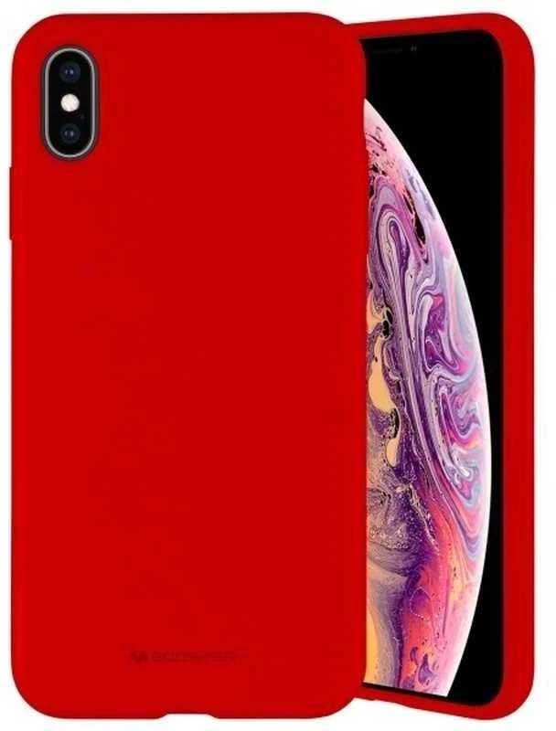 Dėklas Mercury Silikoninis dėklas Samsung A556 A55 5G raudonas