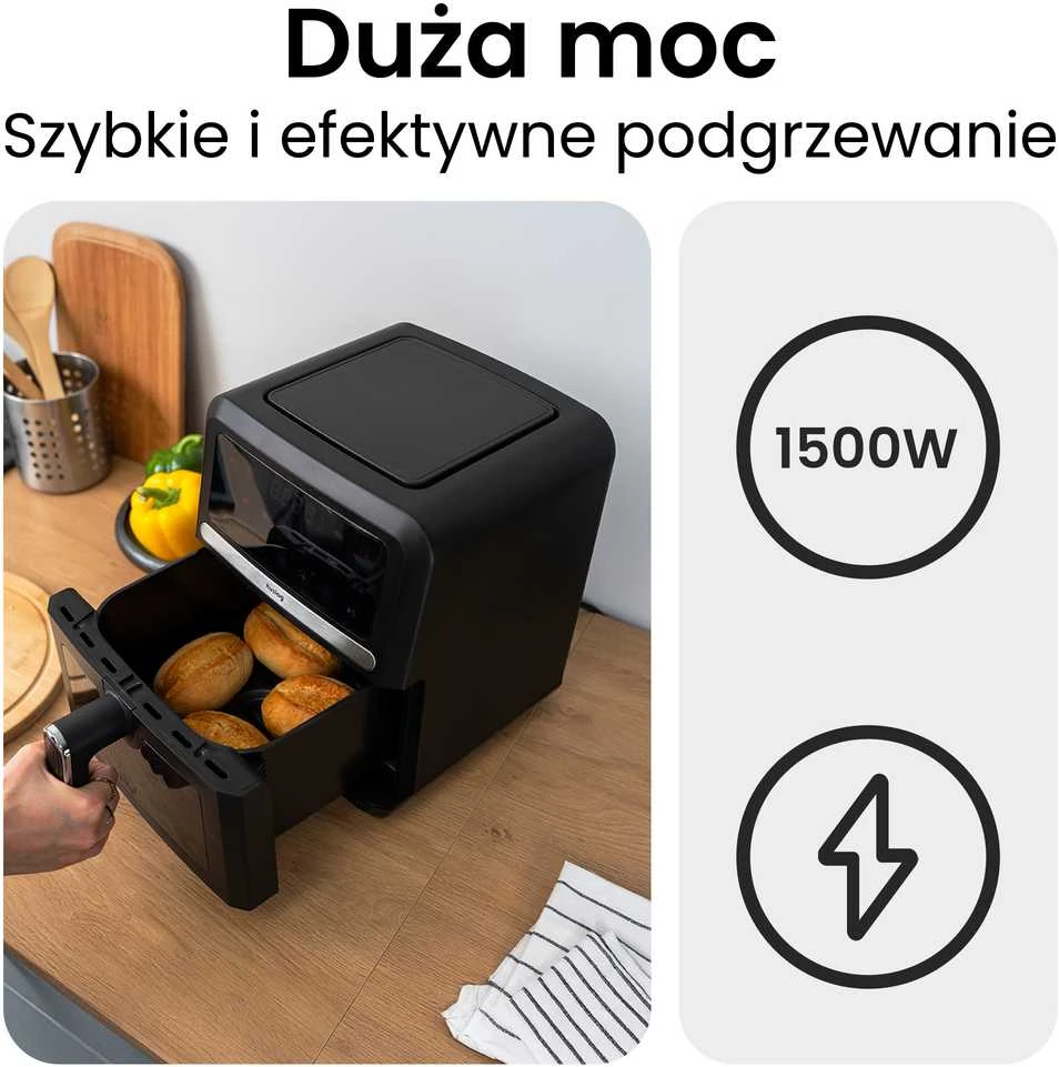 Gruzdintuvė beztłuszczowa Kalorik Huslog Gruzdintuvė 1500W