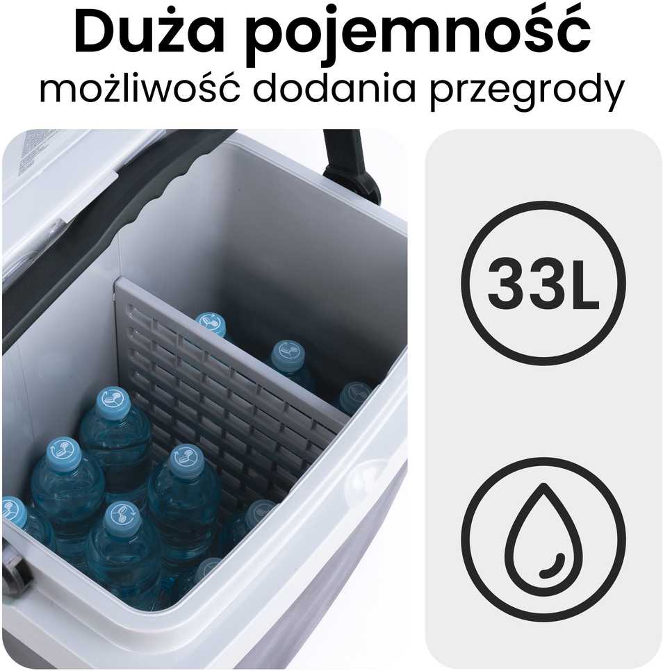 Bez Marki Huslog Hus1024 33l kelioninė šaldytuvo dėžė su ratukais