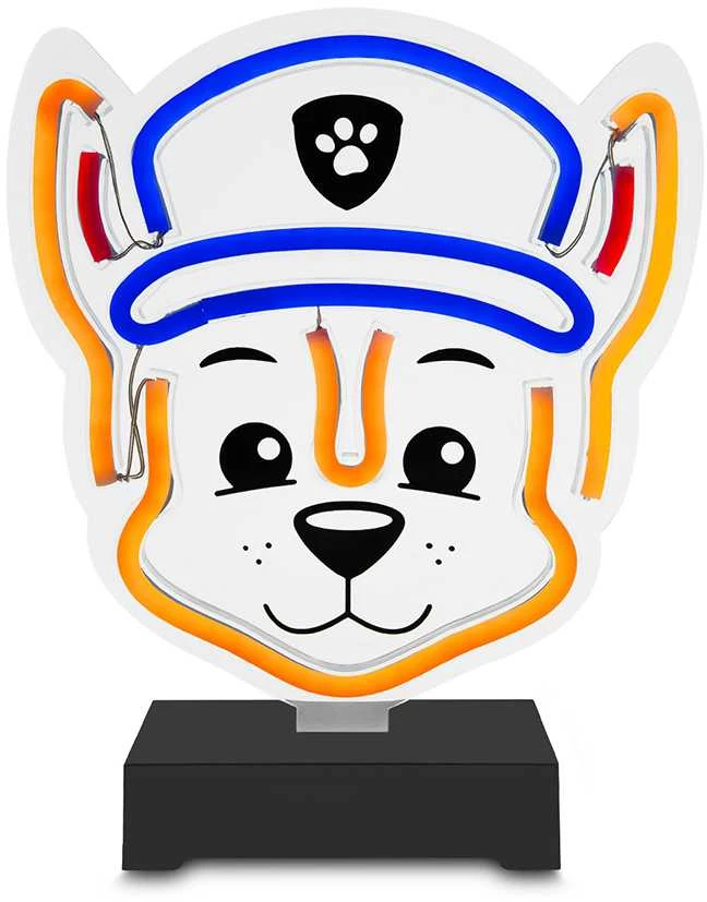 Psi Patrol Neoninė LED lempa su stovu Paw Patrol – Chase OW-120346