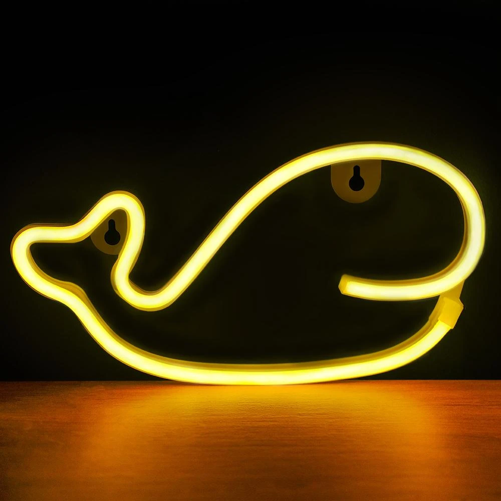 Neoninė LED lemputė BANGINIS šilta balta šikšnosparnis + USB FLNE09 Forever Light