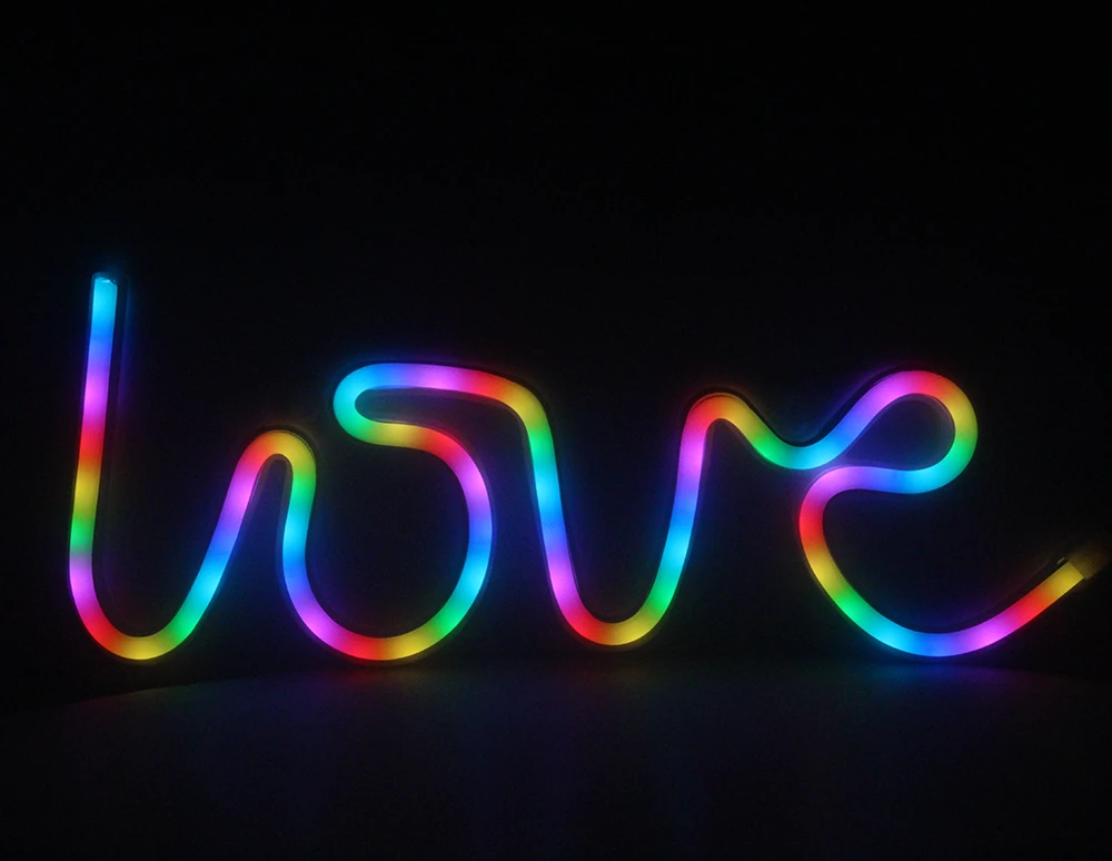 Neoninis LED RGB LOVE FLRN01 + RC Forever Light