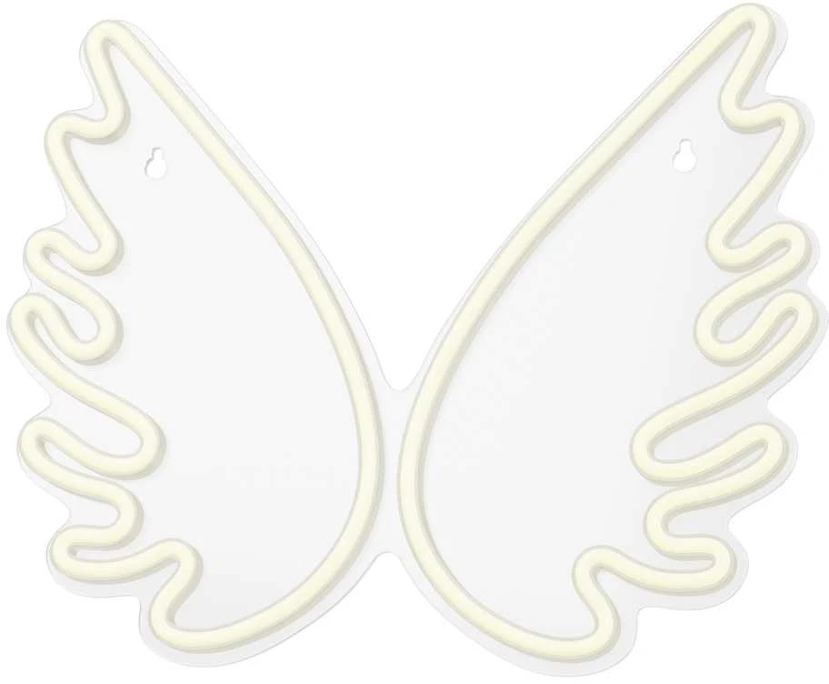 TelForceone Neoniniai PLEXI LED WINGS balti FPNE09X"Forever" šviesiai