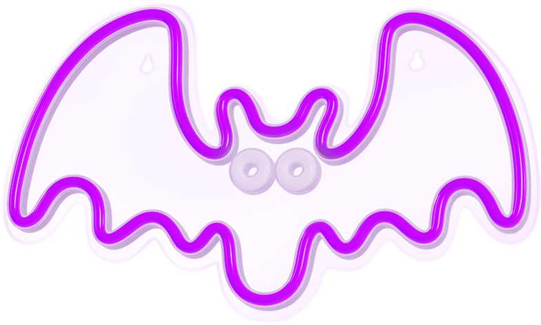 TelForceone Neoninis PLEXI LED FLYING BAT violetinės spalvos inis FPNE11"Forever" šviesiai