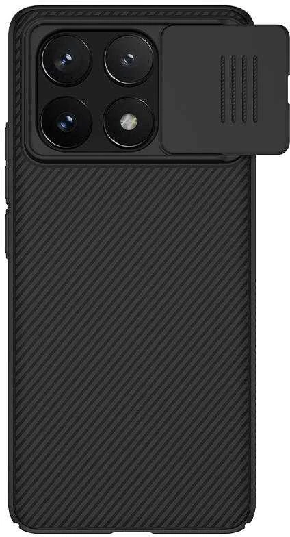 Nillkin CamShield Hard dėklas skirtas Poco X6 Pro 5G juodos spalvos