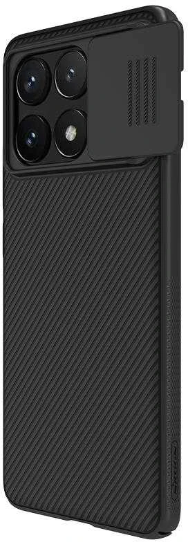 Nillkin CamShield Hard dėklas skirtas Poco X6 Pro 5G juodos spalvos