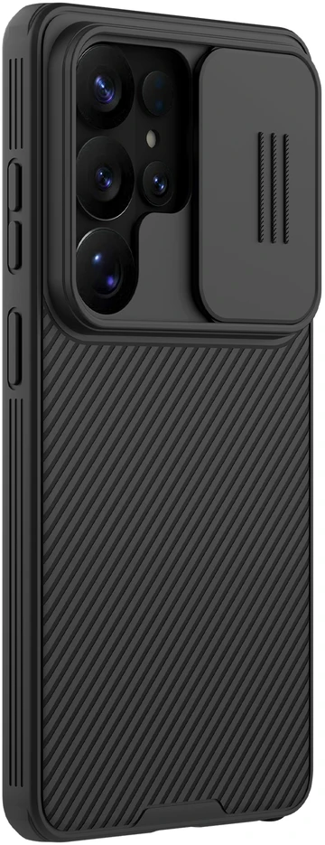 Nillkin CamShield PRO Hard dėklas skirtas Samsung Galaxy S26 Ultra juodos spalvos