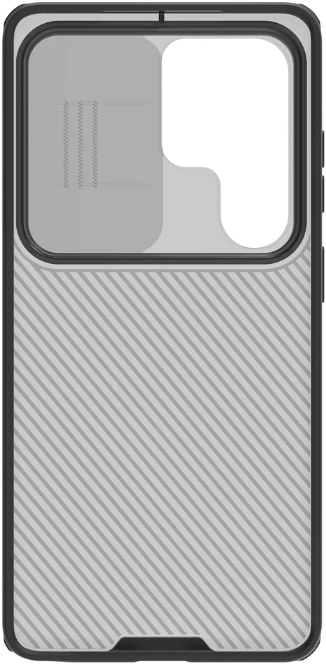 Nillkin CamShield PRO Hard dėklas skirtas Samsung Galaxy S26 Ultra skaidrus juodos spalvos