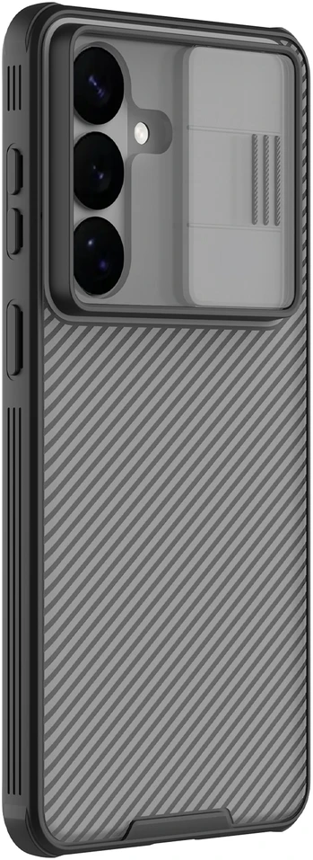 Nillkin CamShield PRO Hard dėklas skirtas Samsung Galaxy S26+ skaidrus juodos spalvos