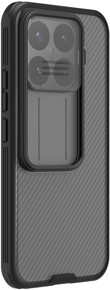 Nillkin CamShield PRO Hard Dėklas Xiaomi 17T skaidrus juodos spalvos
