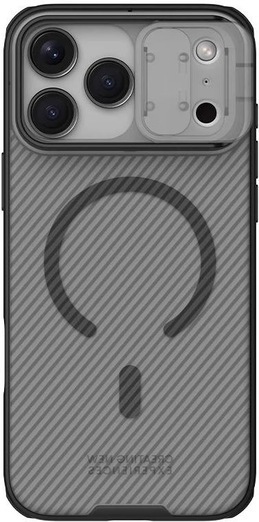 Nillkin CamShield PRO Hard dėklas skirtas Xiaomi Redmi Note 15 Pro+ 5G Juodas