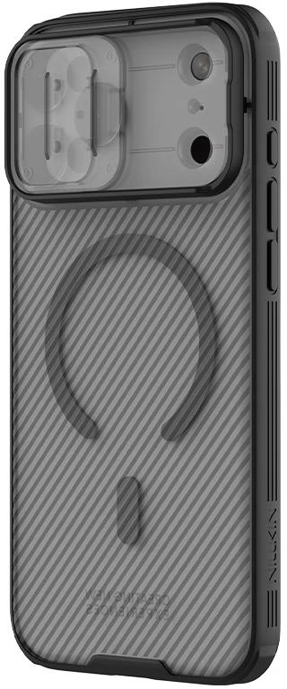 Nillkin CamShield PRO Hard dėklas skirtas Xiaomi Redmi Note 15 Pro+ 5G Juodas