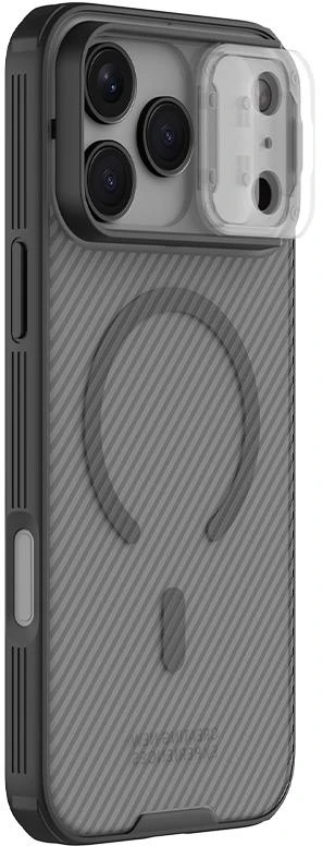Nillkin CamShield PRO Hard dėklas skirtas Xiaomi Redmi Note 15 Pro+ 5G Juodas