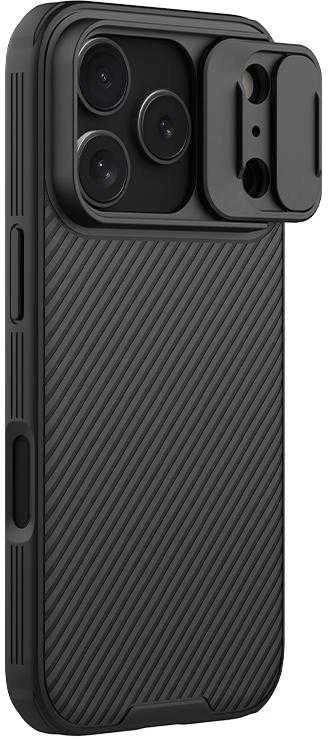 Nillkin CamShield PRO dėklas skirtas Apple iPhone 17 Pro juodos spalvos