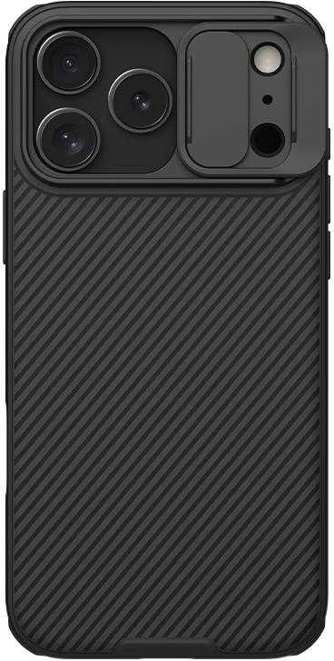 Nillkin CamShield PRO dėklas skirtas Apple iPhone 17 Pro Max juodos spalvos