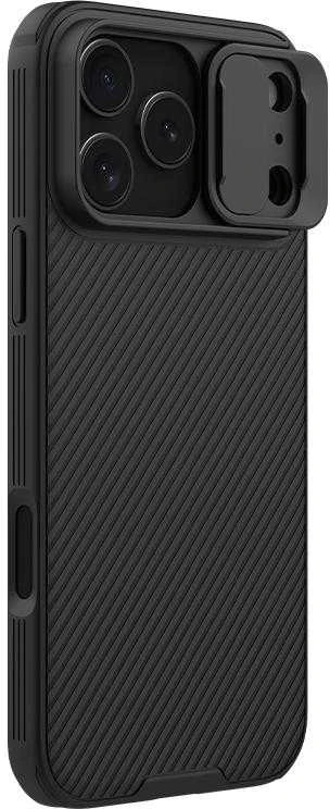 Nillkin CamShield PRO dėklas skirtas Apple iPhone 17 Pro Max juodos spalvos