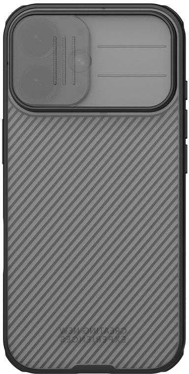 Nillkin CamShield PRO dėklas skirtas Apple iPhone 17 skaidrus juodos spalvos
