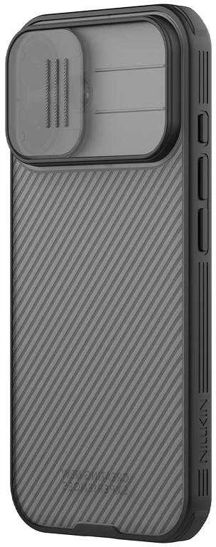 Nillkin CamShield PRO dėklas skirtas Apple iPhone 17 skaidrus juodos spalvos