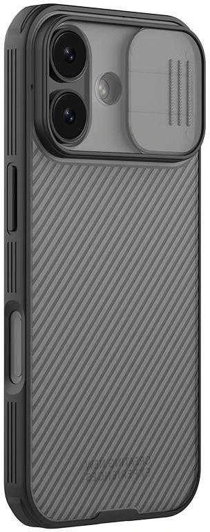 Nillkin CamShield PRO dėklas skirtas Apple iPhone 17 skaidrus juodos spalvos