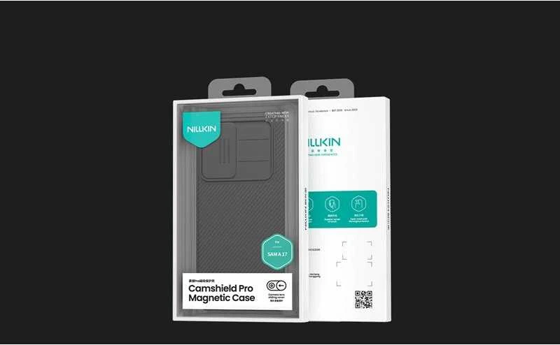 Nillkin CamShield PRO Magnetic Hard dėklas skirtas Samsung Galaxy A17 5G juodos spalvos
