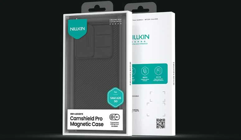 Nillkin CamShield PRO Magnetic Hard Samsung Galaxy A26 5G dėklas telefonui juodos spalvos