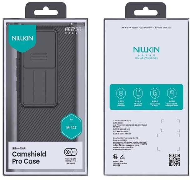 Nillkin CamShield PRO Hard Xiaomi 14T dėklas telefonui juodos spalvos