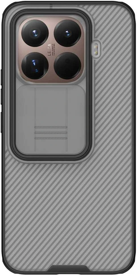 Nillkin CamShield PRO Hard dėklas skirtas Xiaomi 15T Pro Transparent juodos spalvos