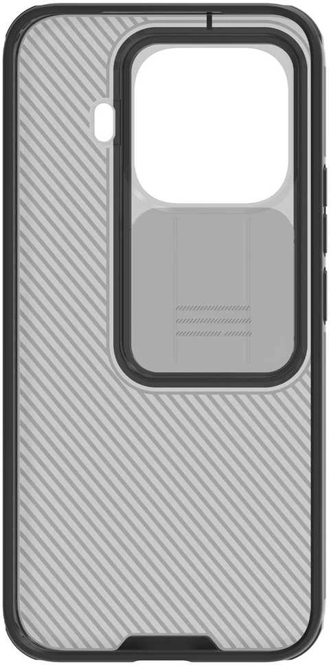 Nillkin CamShield PRO Hard dėklas skirtas Xiaomi 15T Pro Transparent juodos spalvos