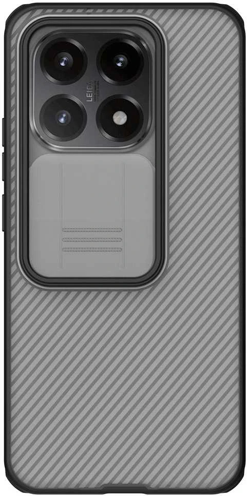 Nillkin CamShield PRO Hard dėklas skirtas Xiaomi 15T Transparent juodos spalvos