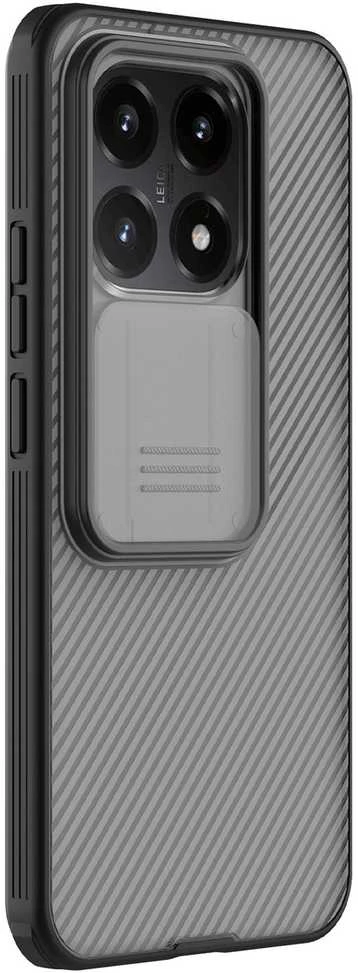Nillkin CamShield PRO Hard dėklas skirtas Xiaomi 15T Transparent juodos spalvos