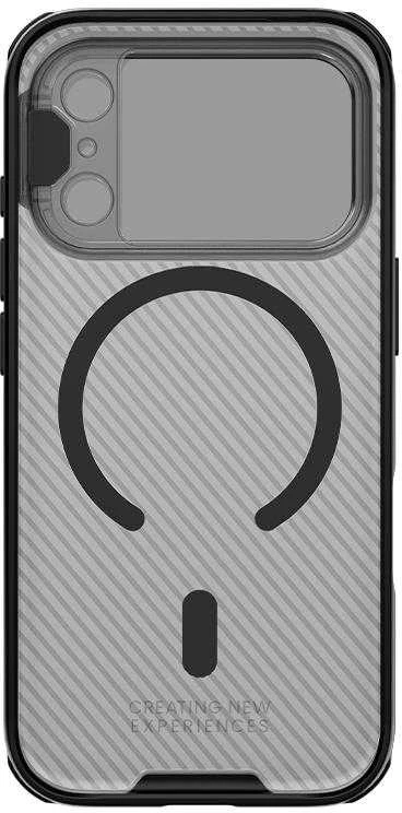 Nillkin CamShield Prop Magnetic dėklas skirtas Apple iPhone 17 Pro skaidrus juodos spalvos