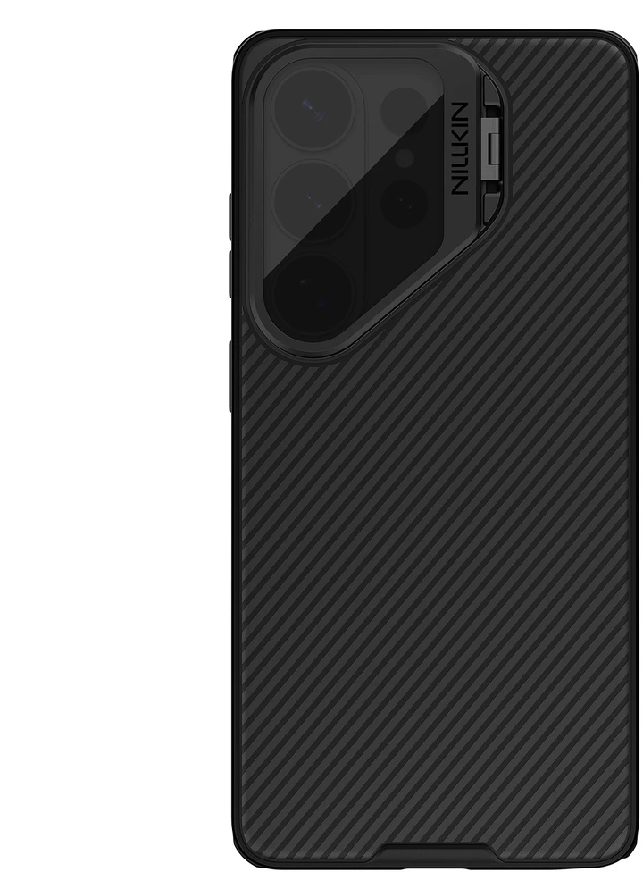 Nillkin CamShield Prop Magnetic dėklas telefonui Samsung Galaxy S26 Ultra Juodas
