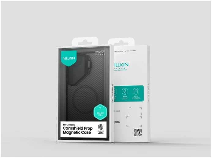 Nillkin CamShield Prop Magnetic dėklas telefonui Samsung Galaxy S26 Ultra Juodas