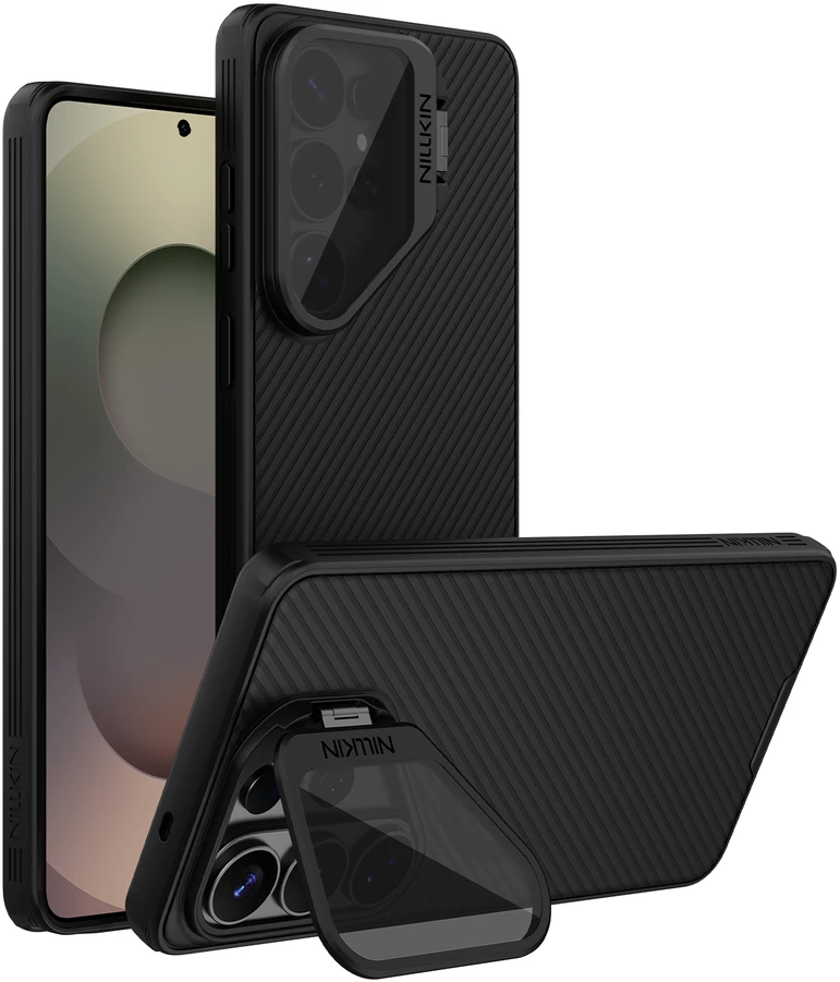 Nillkin CamShield Prop Magnetic dėklas telefonui Samsung Galaxy S26 Ultra Juodas