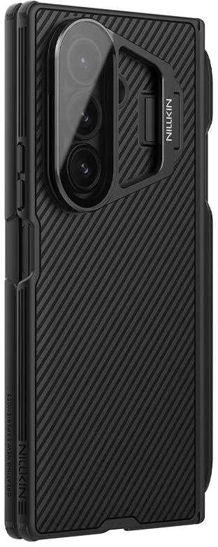 Nillkin CamShield Prop Magnetic Pen Slot (Transparent Lens) dėklas skirtas Samsung Galaxy Z Fold 7 juodos spalvos