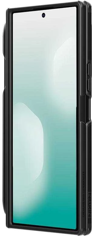 Nillkin CamShield Prop Magnetic Pen Slot (Transparent Lens) dėklas skirtas Samsung Galaxy Z Fold 7 juodos spalvos