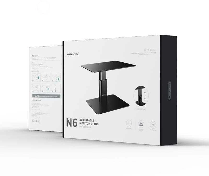 Laikiklis Nillkin HighDesk Adjustable monitoriaus stovas sidabrinės spalvos