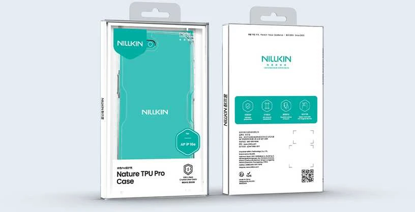Nillkin Nature TPU PRO Apple iPhone 16e dėklas telefonui skaidrus
