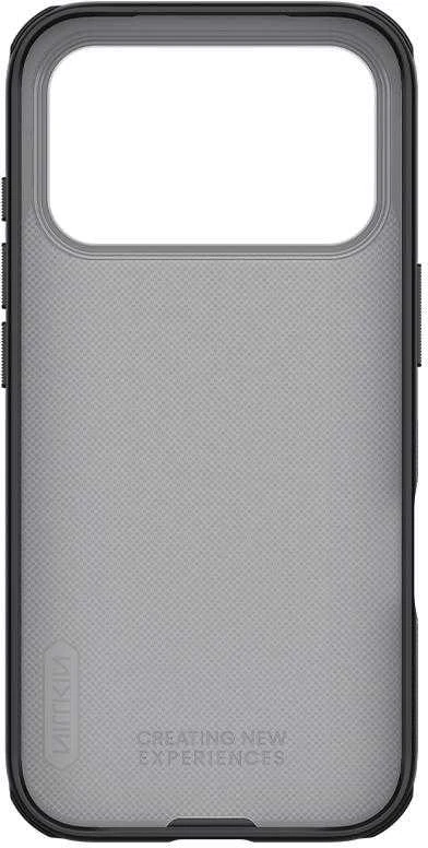 Nillkin Super Frosted PRO Back dėklas skirtas Apple Apple iPhone 17 Pro skaidrus juodos spalvos