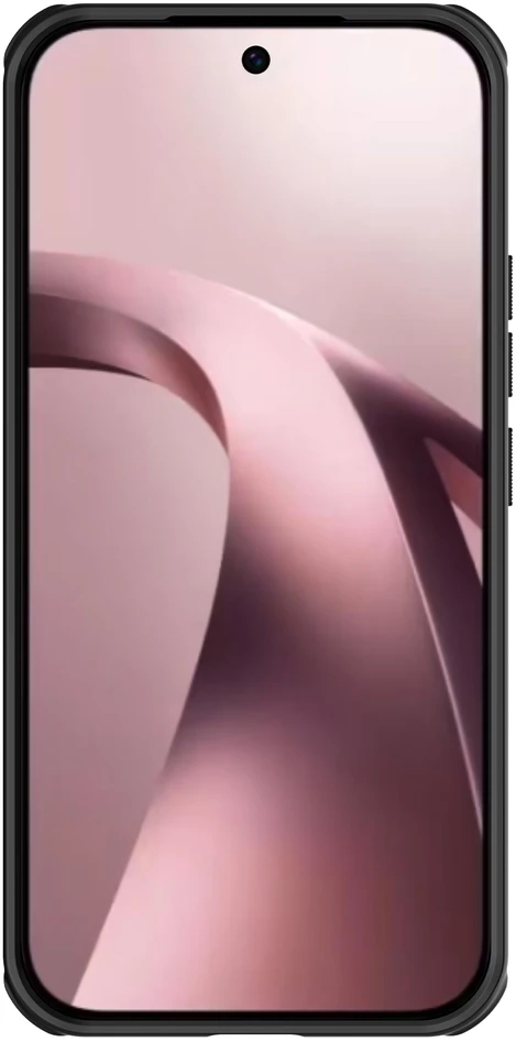 Nillkin Super Frosted PRO Magnetic Back Dėklas Xiaomi 17T skaidrus juodos spalvos