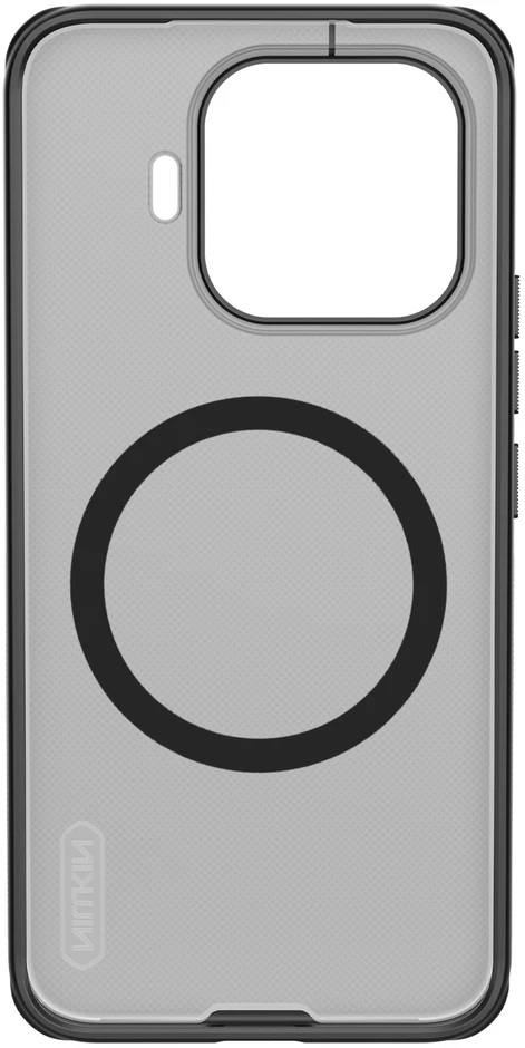 Dėklas Nillkin Super Frosted Shield Pro Magnetic Case for Xiaomi 17T Pro transparent juodas