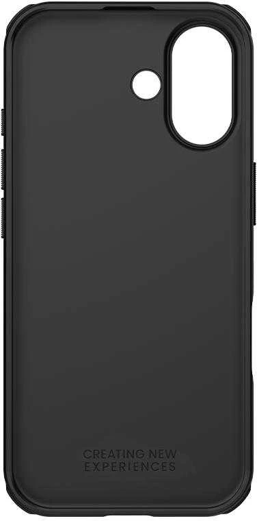 Nillkin Super Frosted PRO Back dėklas skirtas Apple iPhone 17 juodos spalvos