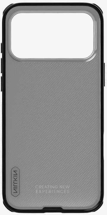 Nillkin Super Frosted PRO Back dėklas skirtas Apple iPhone 17 Pro Max skaidrus juodos spalvos
