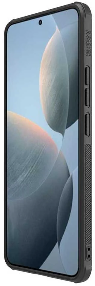 Nillkin Super Frosted PRO Magnetic Poco F6 Pro dėklas telefonui juodos spalvos